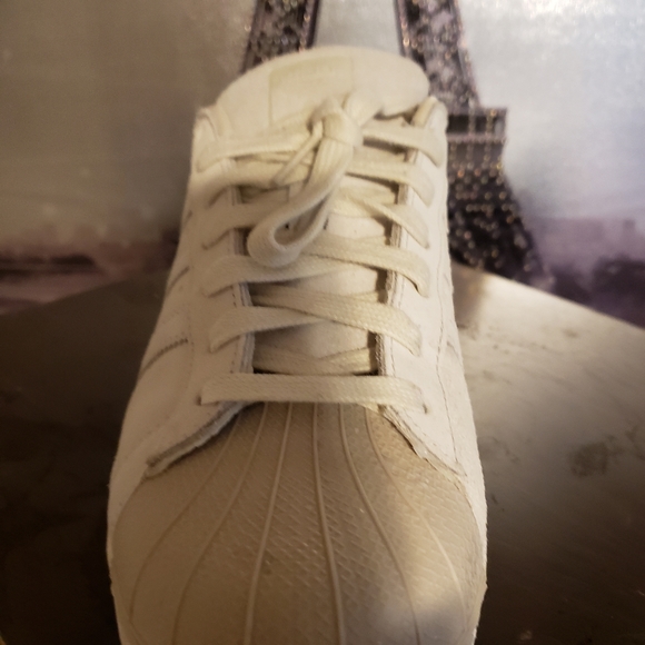 ADDIDAS SUPERSTAR TONAL GREY SUEDE - Picture 5 of 9